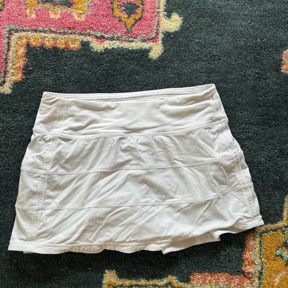 White Tiered Skirt